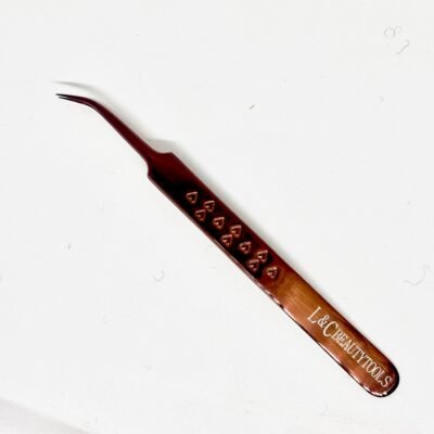 Pinza Volumen - megavolumen curva 45°rose gold L&C