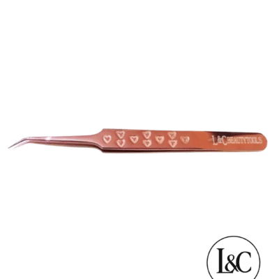 Pinza para aislar 45° rose gold L&C