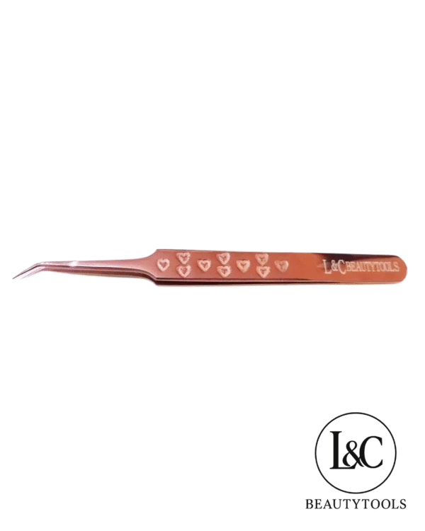 Pinza para aislar 45° rose gold L&C