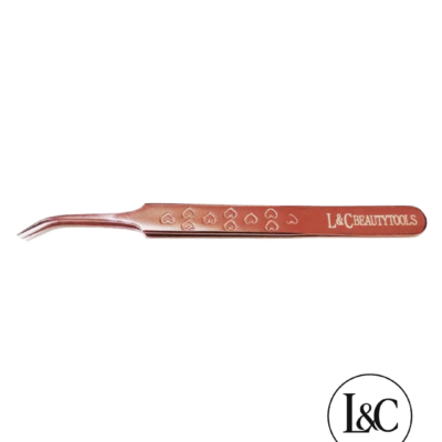 Pinza Volumen - megavolumen curva 45°rose gold L&C