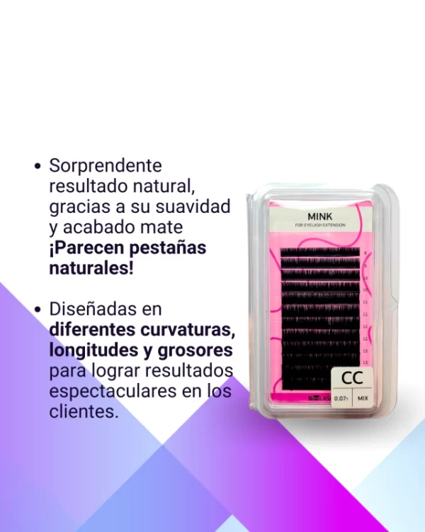 SM EXTENSIONES CURVA D - MEDIDAS UNICAS - Imagen 2