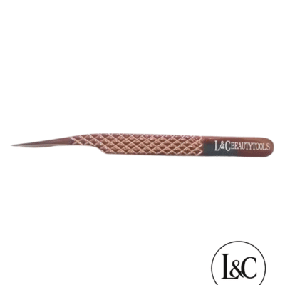 Pinza recta Rose gold - L&C Beautytools