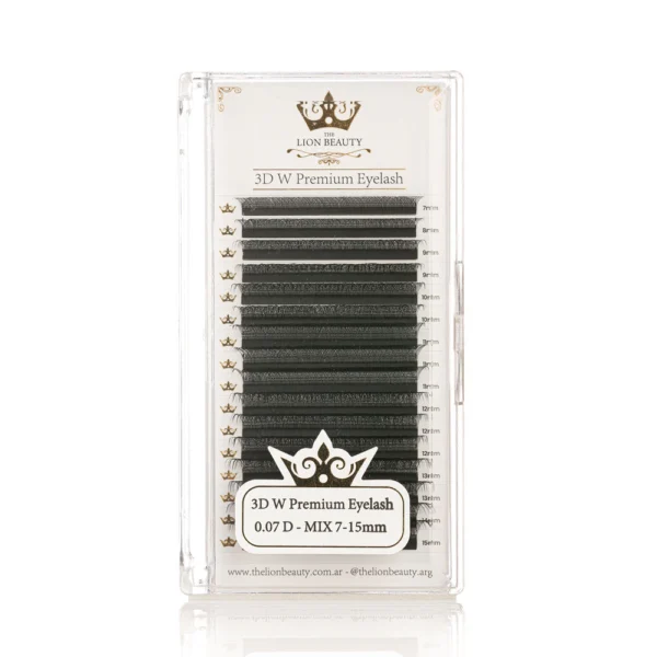 Extensiones TECNOLÓGICAS THE LION BEAUTY "3D W" 0.07 curva D - MIX