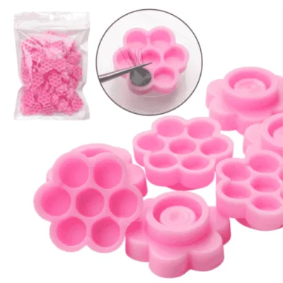 Porta Pegamento flor rosa