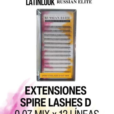 EXTENSIONES DE PESTAÑAS RUSSIAN SPIRE - 0.07D MIX