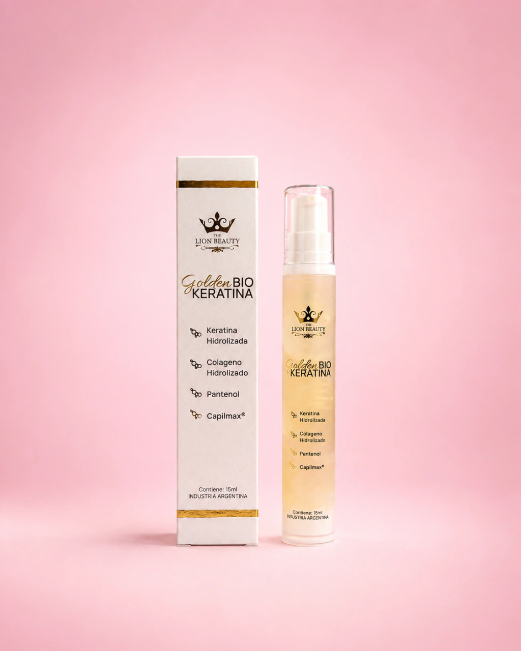 GOLDEN BIO KERATIN 15ML - THE LION BEAUTY