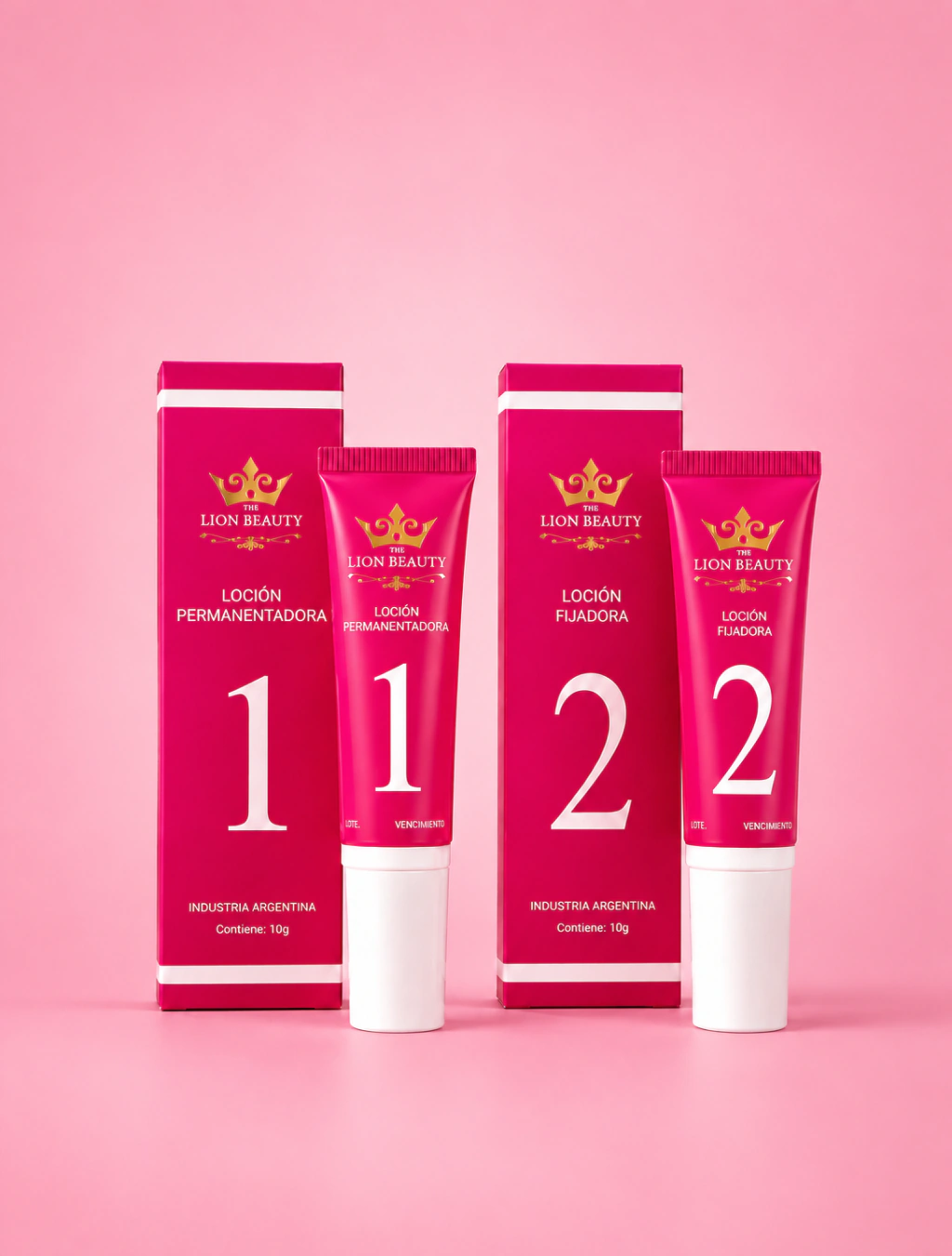 LASH LIFTING PASO 1 Y 2 THE LION BEAUTY - POMO 1O ML