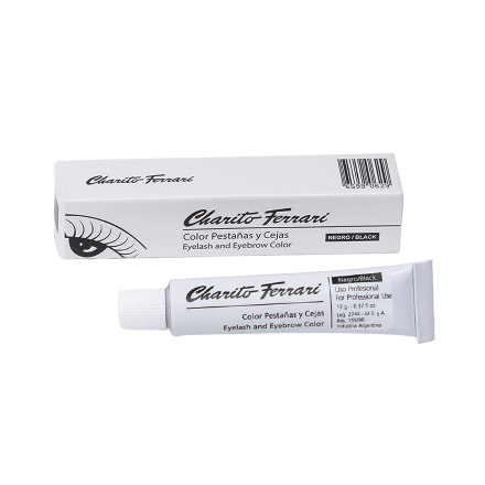COLOR PESTAÑAS Y CEJAS NEGRO 12 G - CHARITO FERRARI